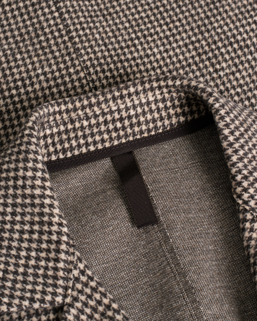 Men | Blazers | Pre-owned | Harris Wharf London Dropped Shoulder Houndstooth Jacket Beige