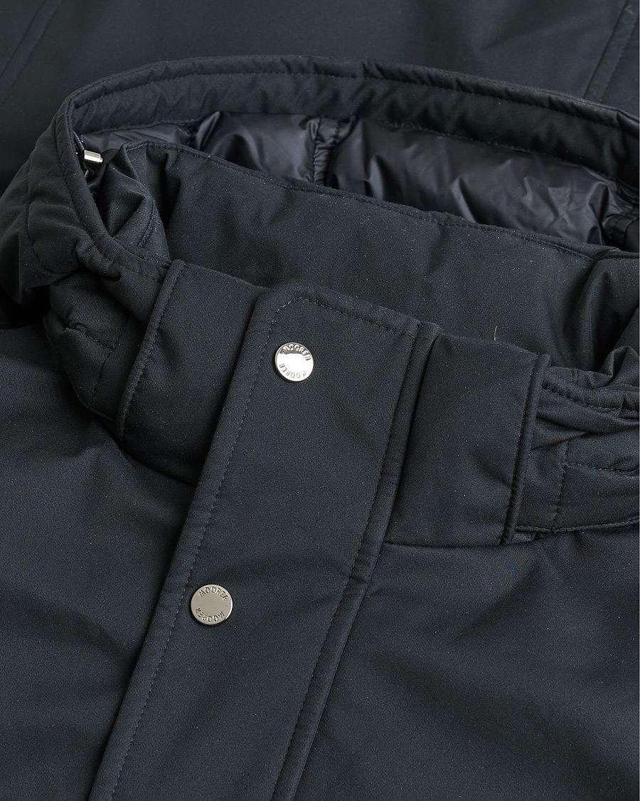 Men | Pre-owned Coats & Jackets | Pre-owned | MooRER Vermont Waterproof Padded Parka Navy 52