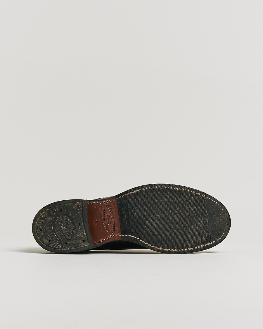 Men | John Lofgren Bootmaker USN Low Quarter Derby Black Calf US7,5 - EU40,5 | Pre-owned | John Lofgren Bootmaker USN Low Quarter Derby Black Calf US7,5 - EU40,5