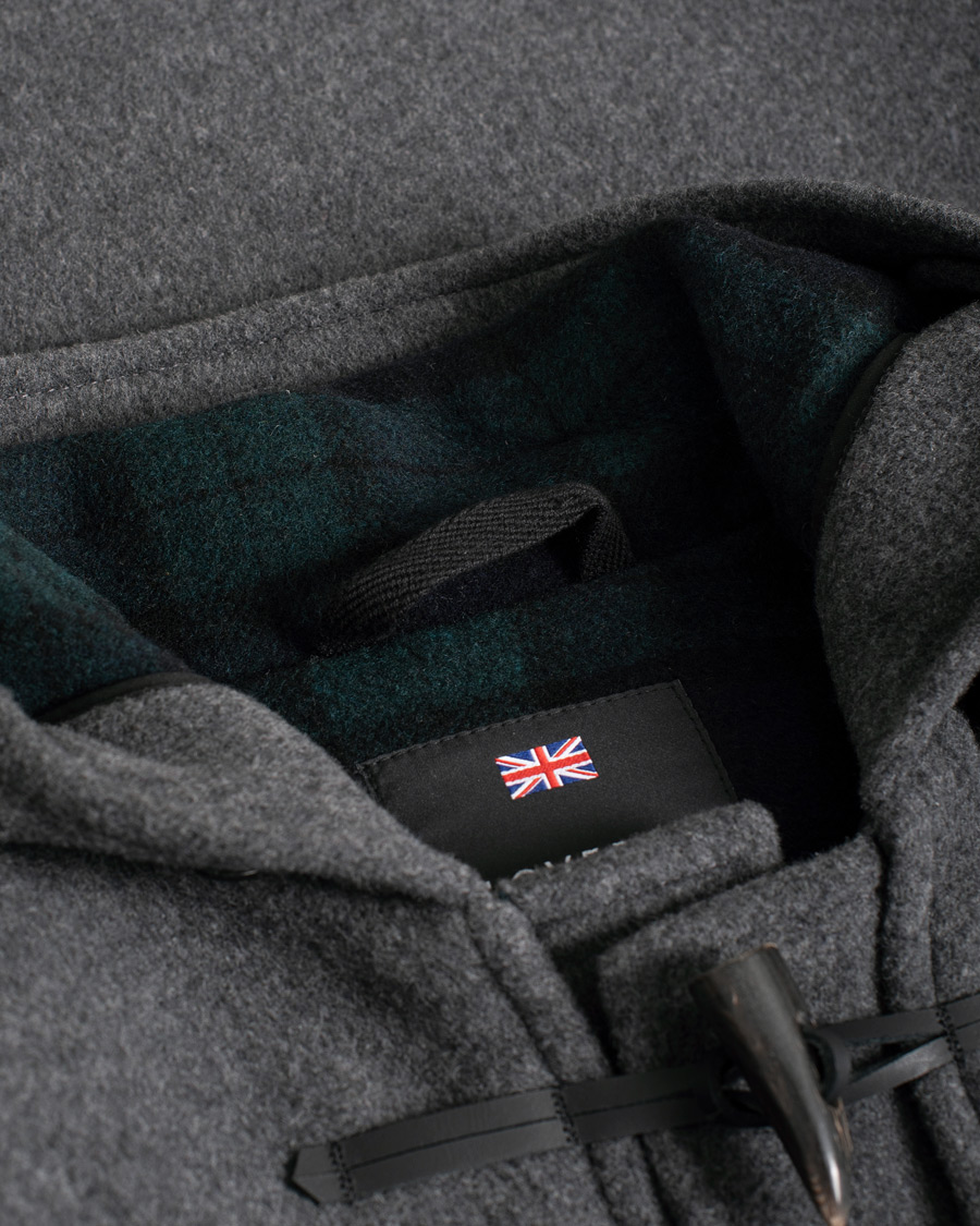 Men | Coats & Jackets | Pre-owned | Gloverall Morris Duffle Coat Grey/Blackwatch