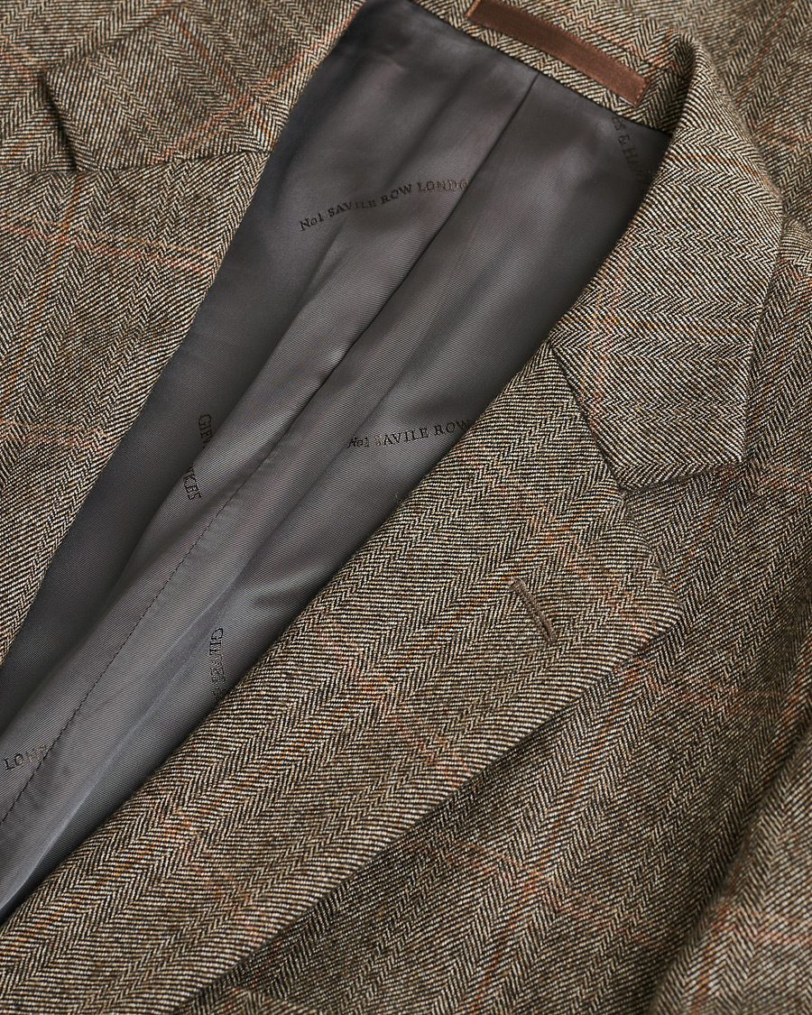 Men | Pre-owned Blazers | Pre-owned | Gieves & Hawkes Cashmere Blend Blazer Brown 50