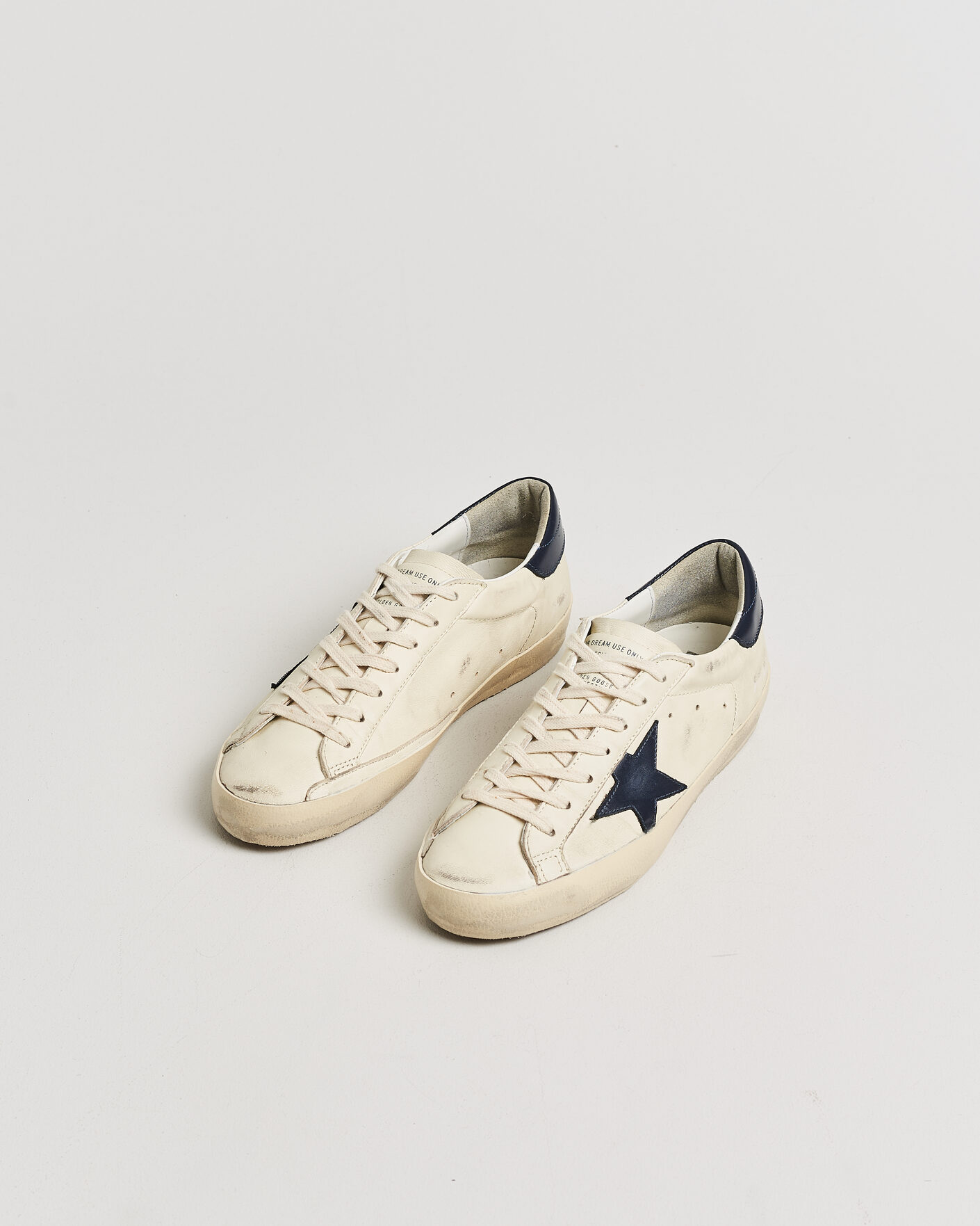Men | Pre-owned Shoes | Pre-owned | Golden Goose Super-Star Sneakers Beige/Midnight 41