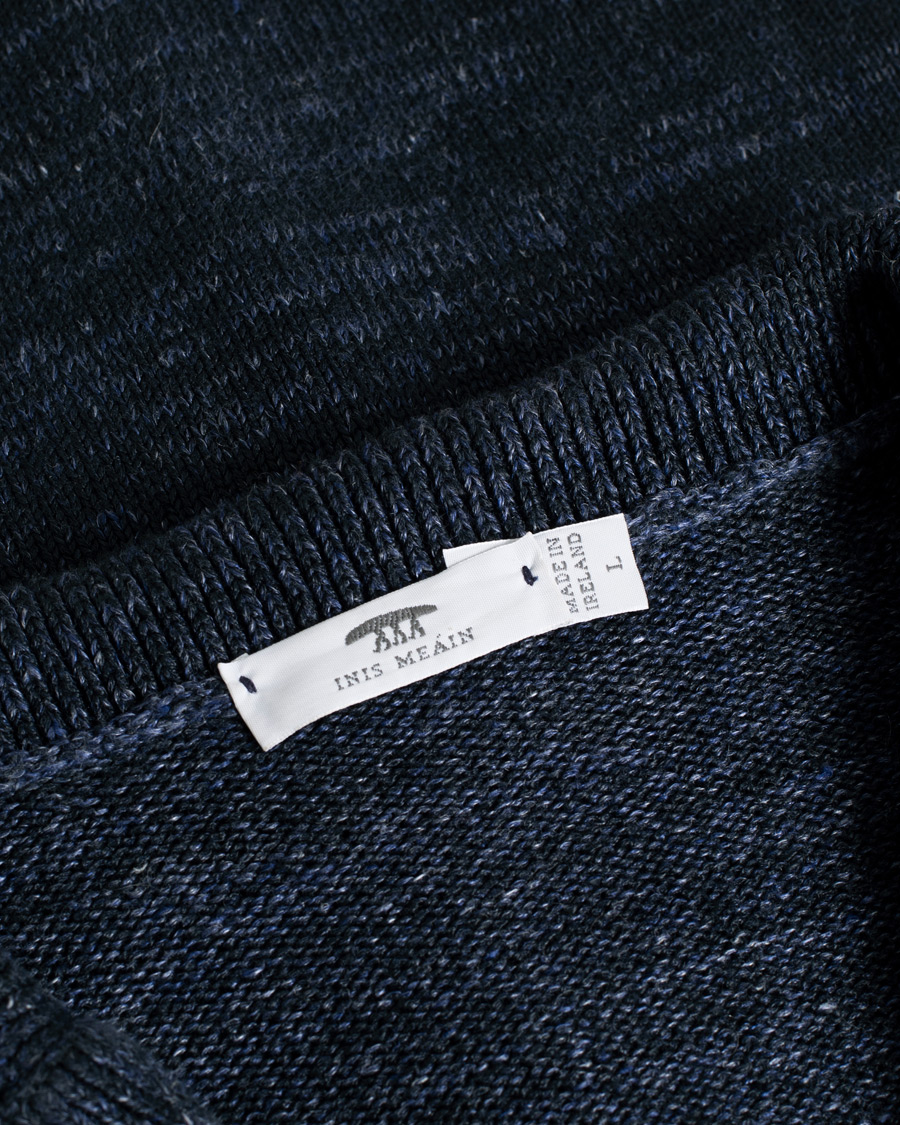 Men | Sweaters & Knitwear | Pre-owned | Inis Meáin Washed Linen Pub Jacket Seal