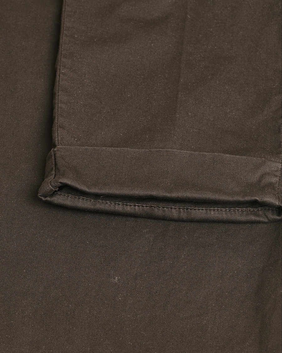 Men | PT01 Slim Fit Pleated Linen Blend Trousers Chocolate | Pre-owned | PT01 Slim Fit Pleated Linen Blend Trousers Chocolate