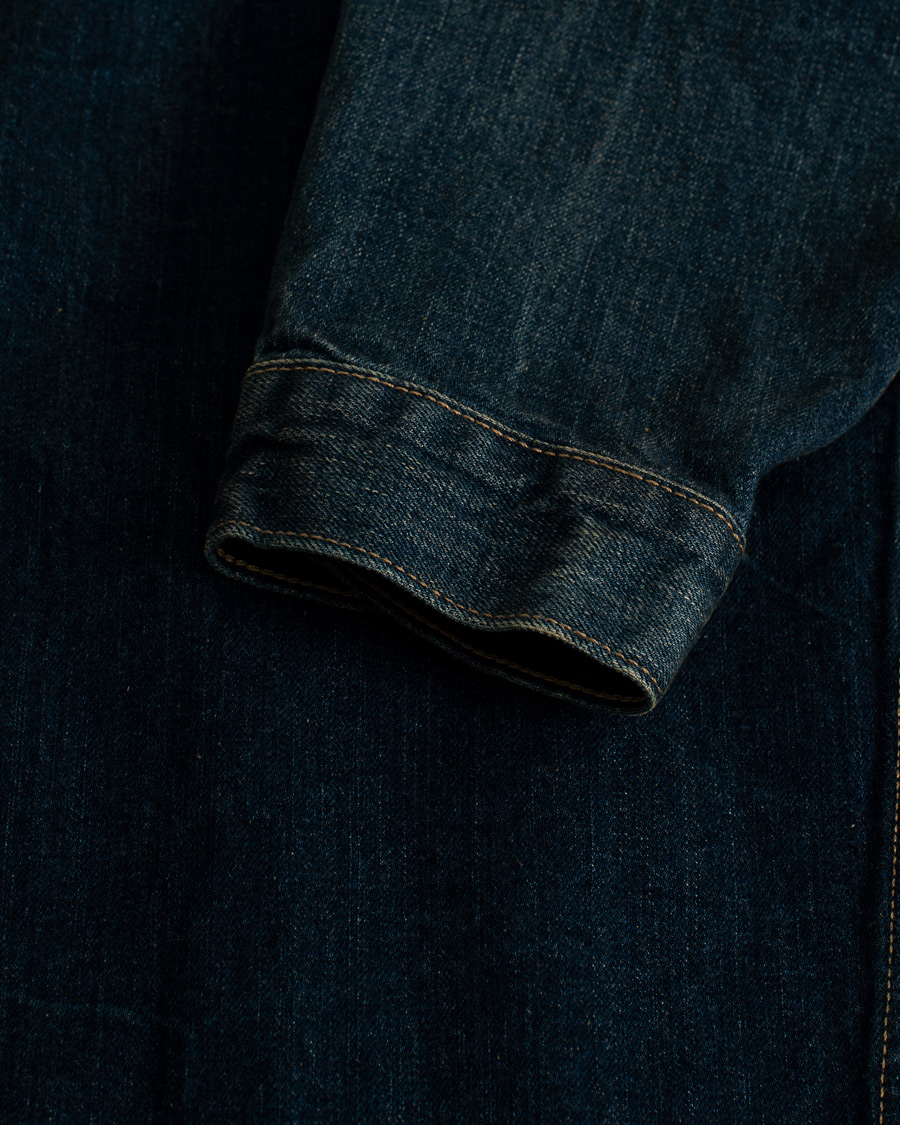Men | Coats & Jackets | Pre-owned | Levi's Oversized Denim Trucker Dark Rush