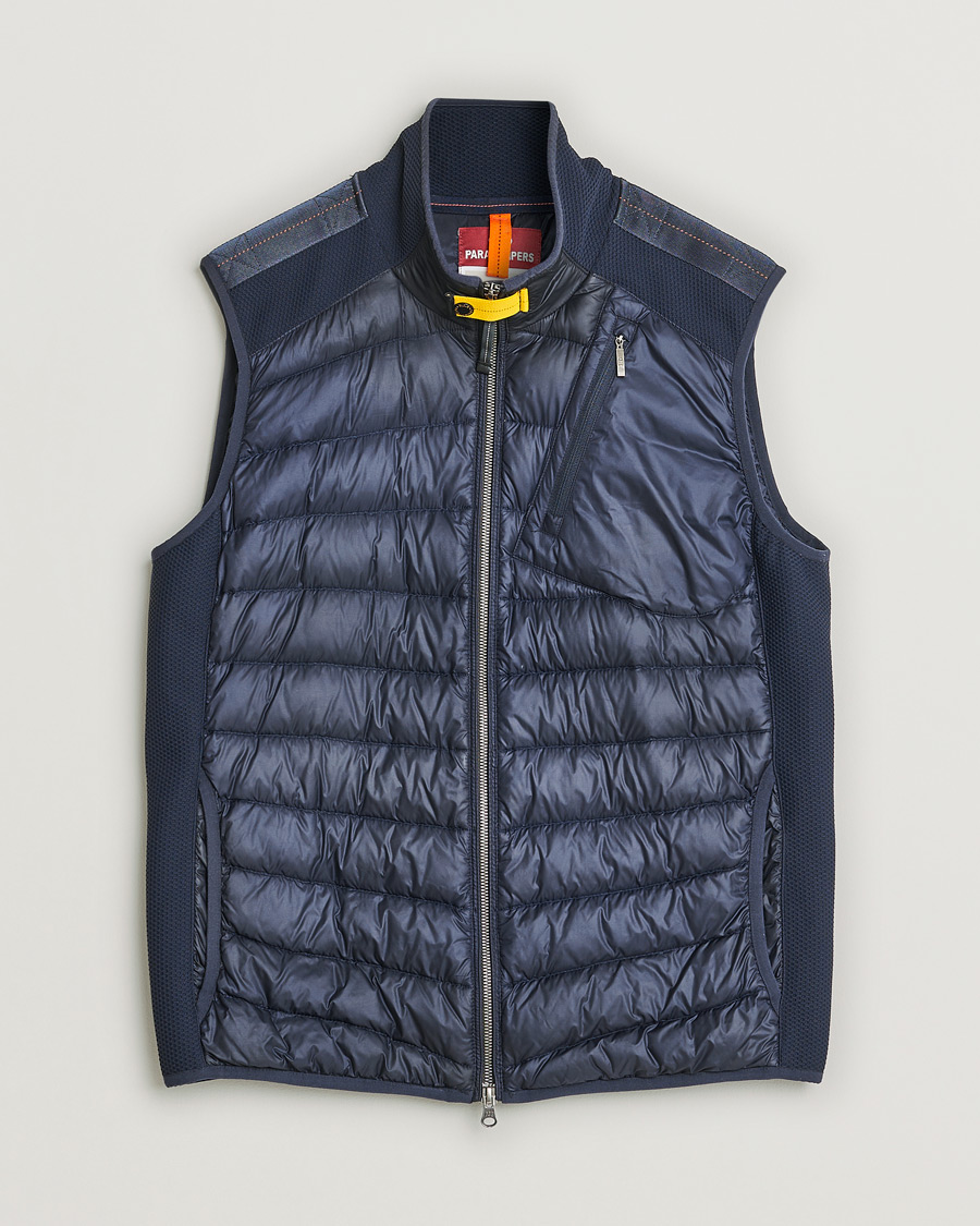 Men | Parajumpers Zavier Hybrid Vest Navy | Pre-owned | Parajumpers Zavier Hybrid Vest Navy