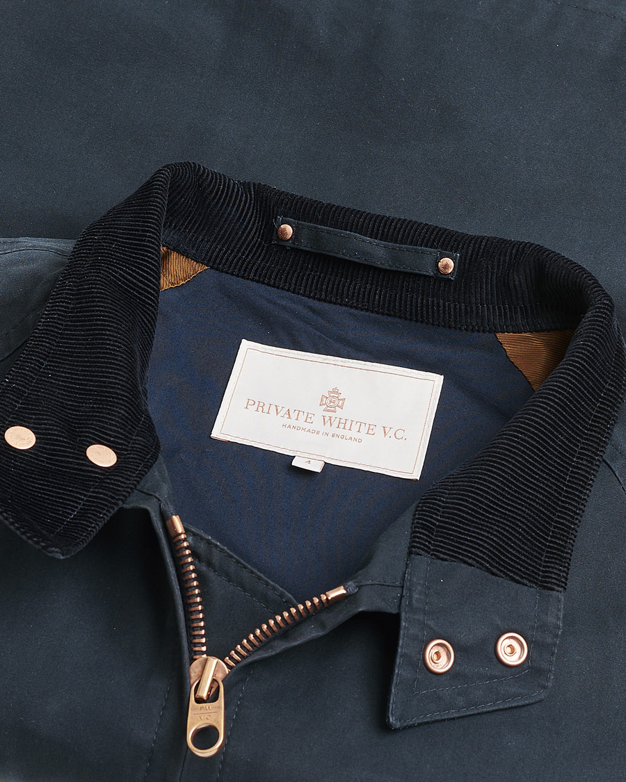 Men | Pre-owned Coats & Jackets | Pre-owned | Private White V.C. Ventile Harrington Jacket 3.0 Midnight 4 - M