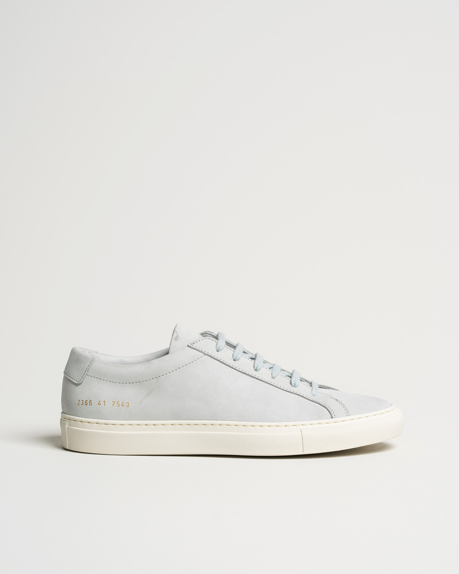 Men | Common Projects Original Achilles Nubuck Sneaker Grey | Pre-owned | Common Projects Original Achilles Nubuck Sneaker Grey
