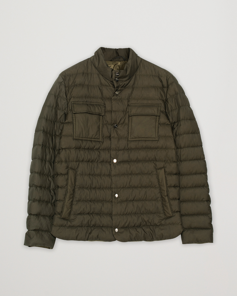 Men | Coats & Jackets | Pre-owned | Herno Nylon Jacket Dark Olive 48