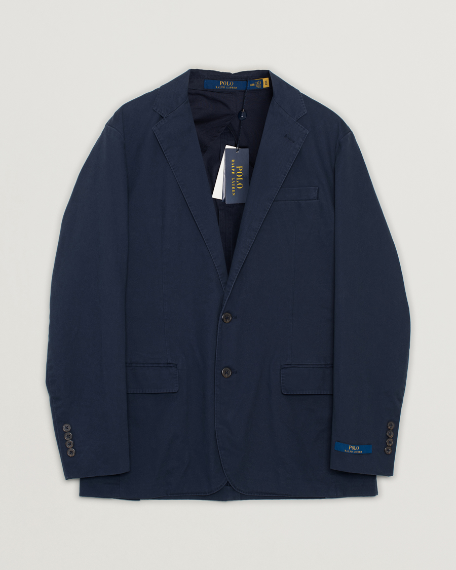 Men | Blazers | Pre-owned | Polo Ralph Lauren Cotton Stretch Sportcoat Nautical Ink
