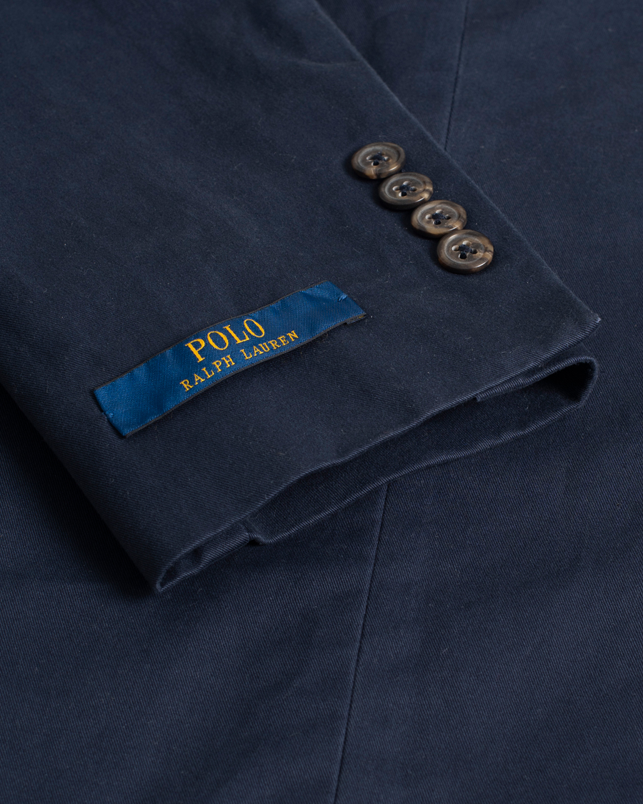 Men | Blazers | Pre-owned | Polo Ralph Lauren Cotton Stretch Sportcoat Nautical Ink