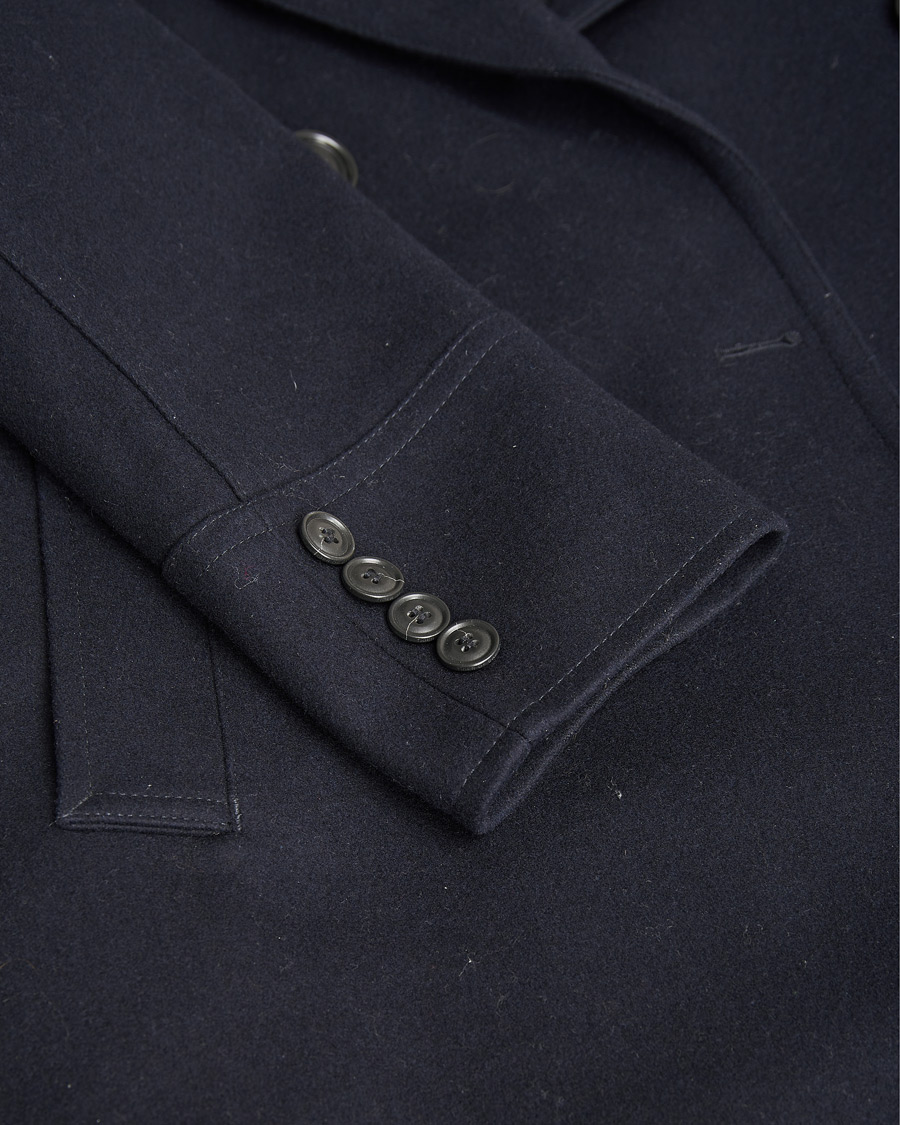 Men | Coats & Jackets | Pre-owned | Tiger of Sweden Peacoat Wool Navy 48