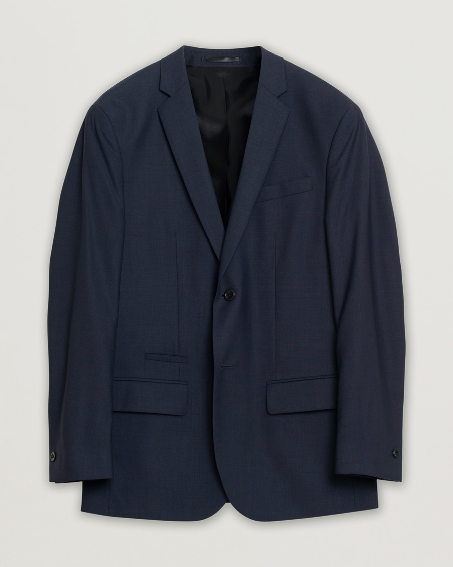 Men | Blazers | Pre-owned | Filippa K Rick Cool Wool Suit Jacket Dark Navy