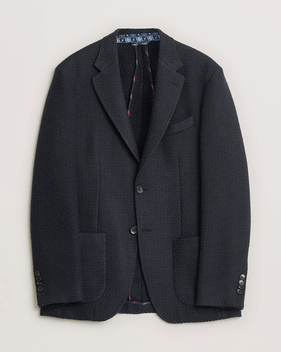 Men | Pre-owned Blazers | Pre-owned | Etro Jacquard Jersey Blazer Navy 52