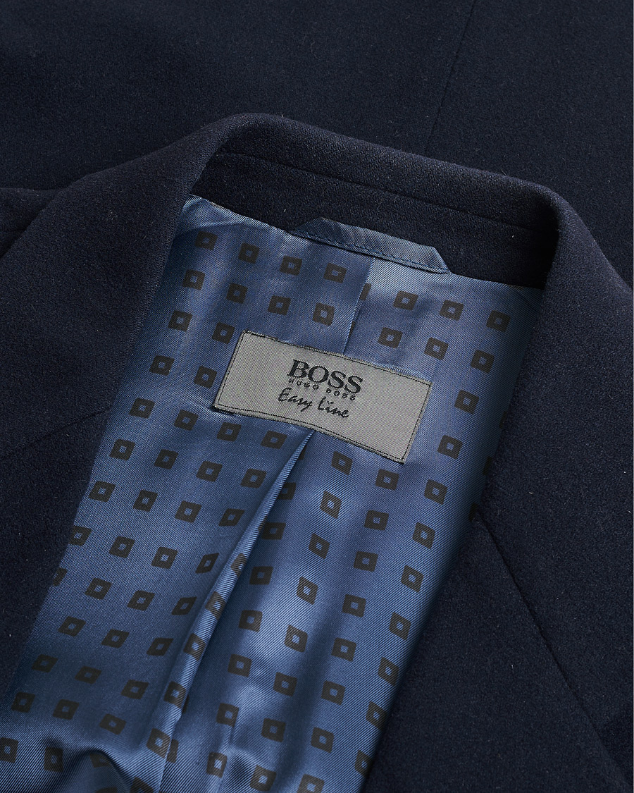 Men | BOSS Vintage Cashmere Blend Blazer Navy 48 | Pre-owned | BOSS Vintage Cashmere Blend Blazer Navy 48
