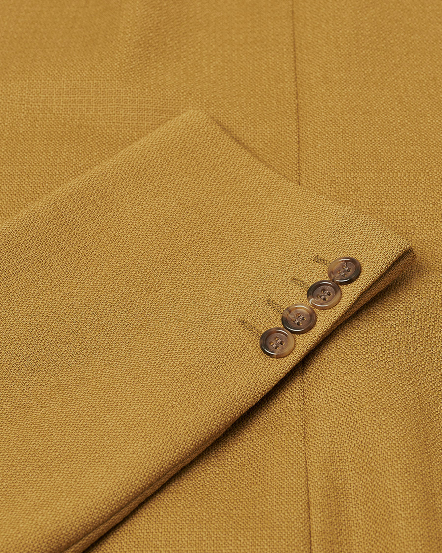 Men | Pre-owned Blazers | Pre-owned | Oscar Jacobson Vintage Wool Blazer Mustard 50