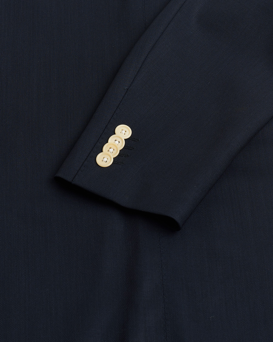 Men | Pre-owned Blazers | Pre-owned | Corneliani Wool Hopsack Blazer Navy 48