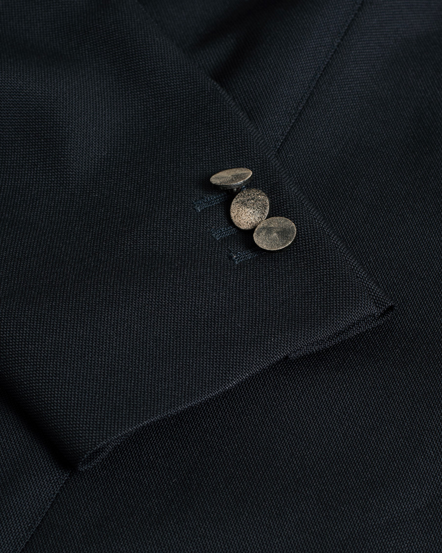 Men | Blazers | Pre-owned | Boglioli K Jacket Wool Hopsack Blazer Navy