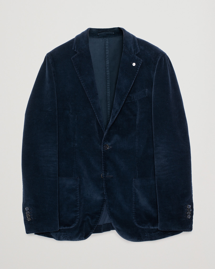 Men | Blazers | Pre-owned | L.B.M. 1911 Jack Corduroy Blazer Navy 50