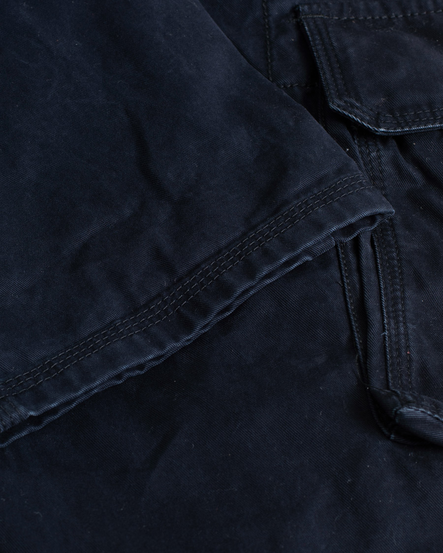 Men | Trousers | Pre-owned | Incotex Slim Fit Cargo Pants Navy W34