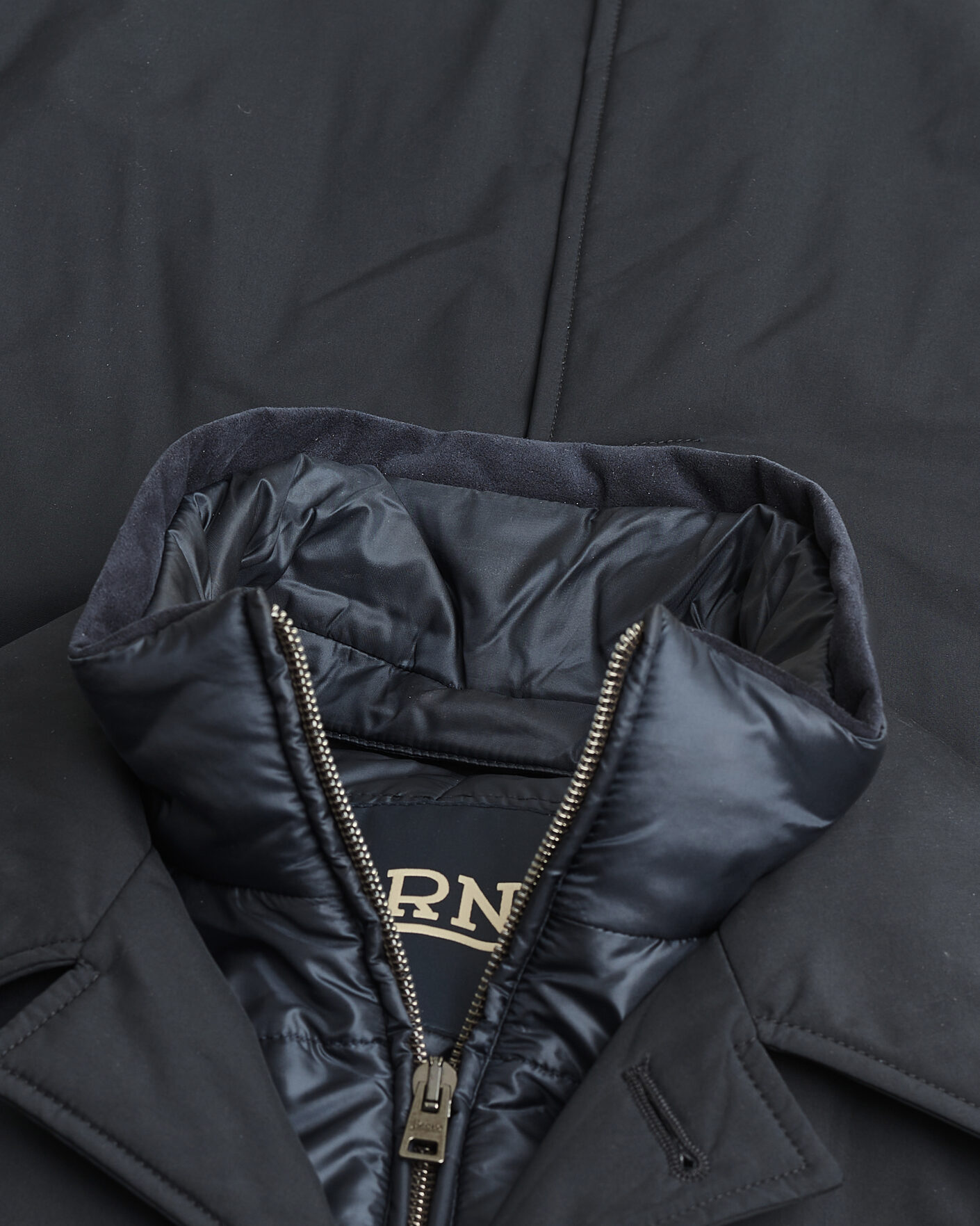 Men | Pre-owned Coats & Jackets | Herno | Nylon City Coat Navy 50