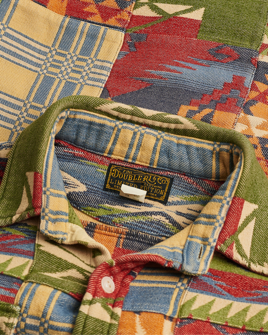 Men | Shirts | Pre-owned | RRL Matlock Patchwork Workshirt Red/Multi M