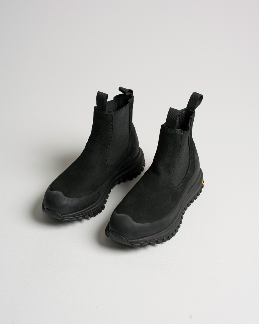 Men | Diemme Ramon Vibram Sole Chelsea Boot Black Suede | Pre-owned | Diemme Ramon Vibram Sole Chelsea Boot Black Suede