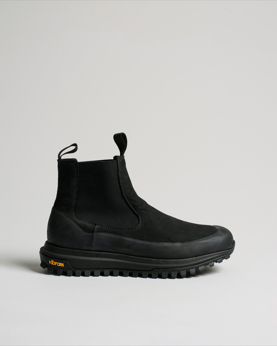 Men | Diemme Ramon Vibram Sole Chelsea Boot Black Suede | Pre-owned | Diemme Ramon Vibram Sole Chelsea Boot Black Suede