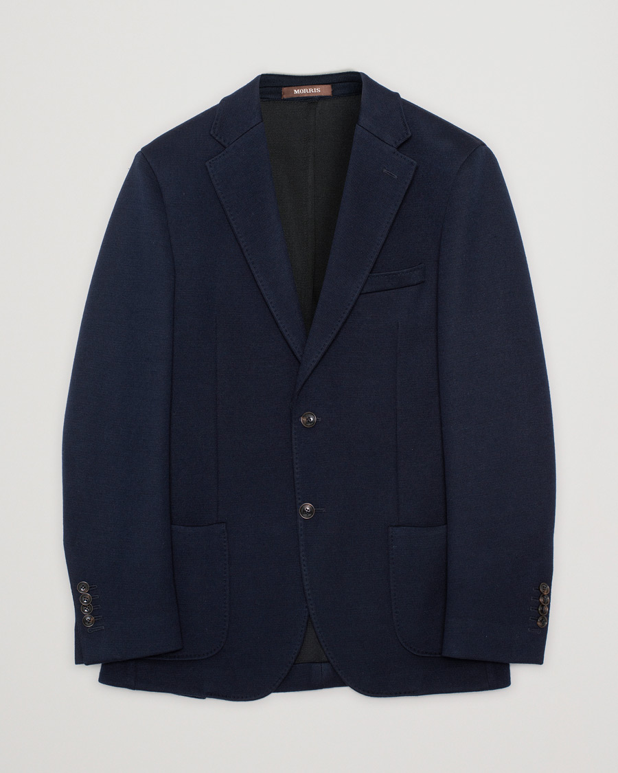 Men | Blazers | Pre-owned | Morris Heritage Mike Knitted Blazer Navy