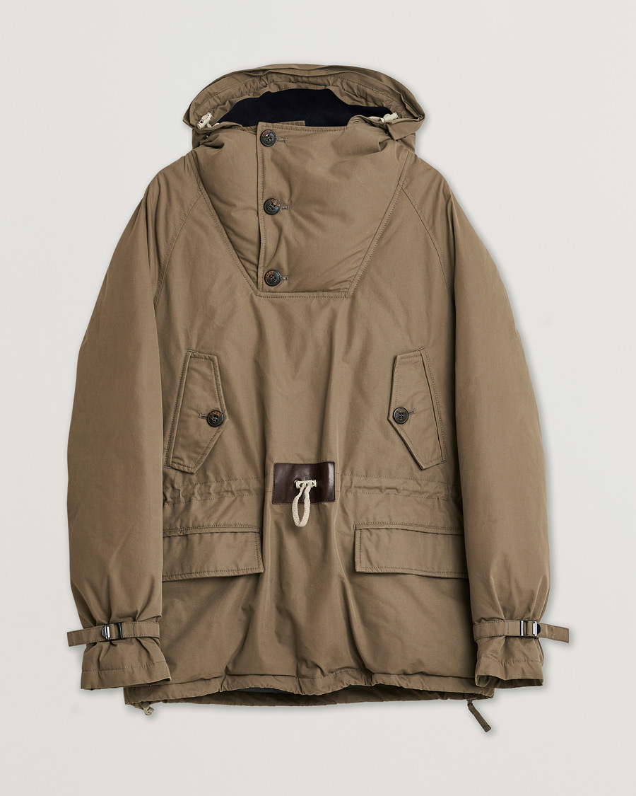 Men | Pre-owned Coats & Jackets | Pre-owned | Woolrich Byrd Cloth Anorak Taupe M