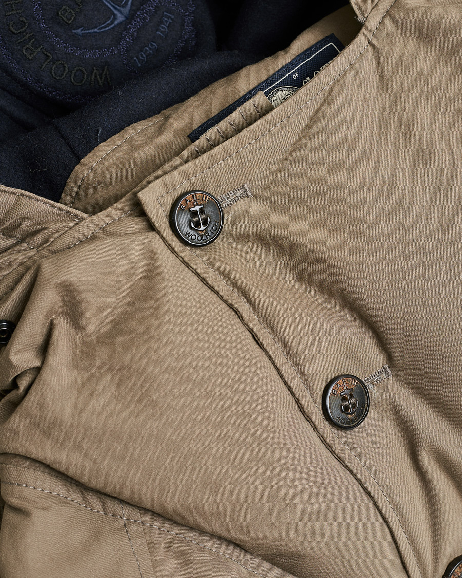 Men | Pre-owned Coats & Jackets | Pre-owned | Woolrich Byrd Cloth Anorak Taupe M