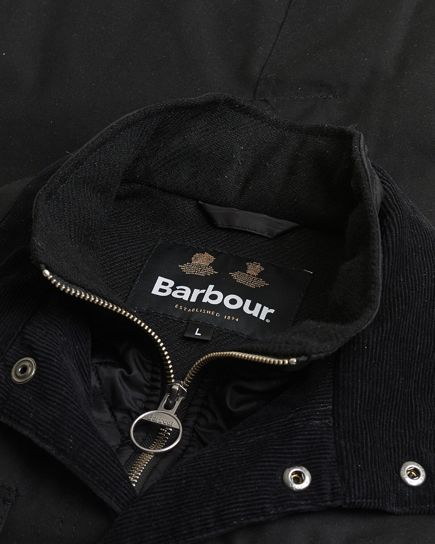 Men | Pre-owned Coats & Jackets | Pre-owned | Barbour Lifestyle Ogston Waxed Jacket Black L