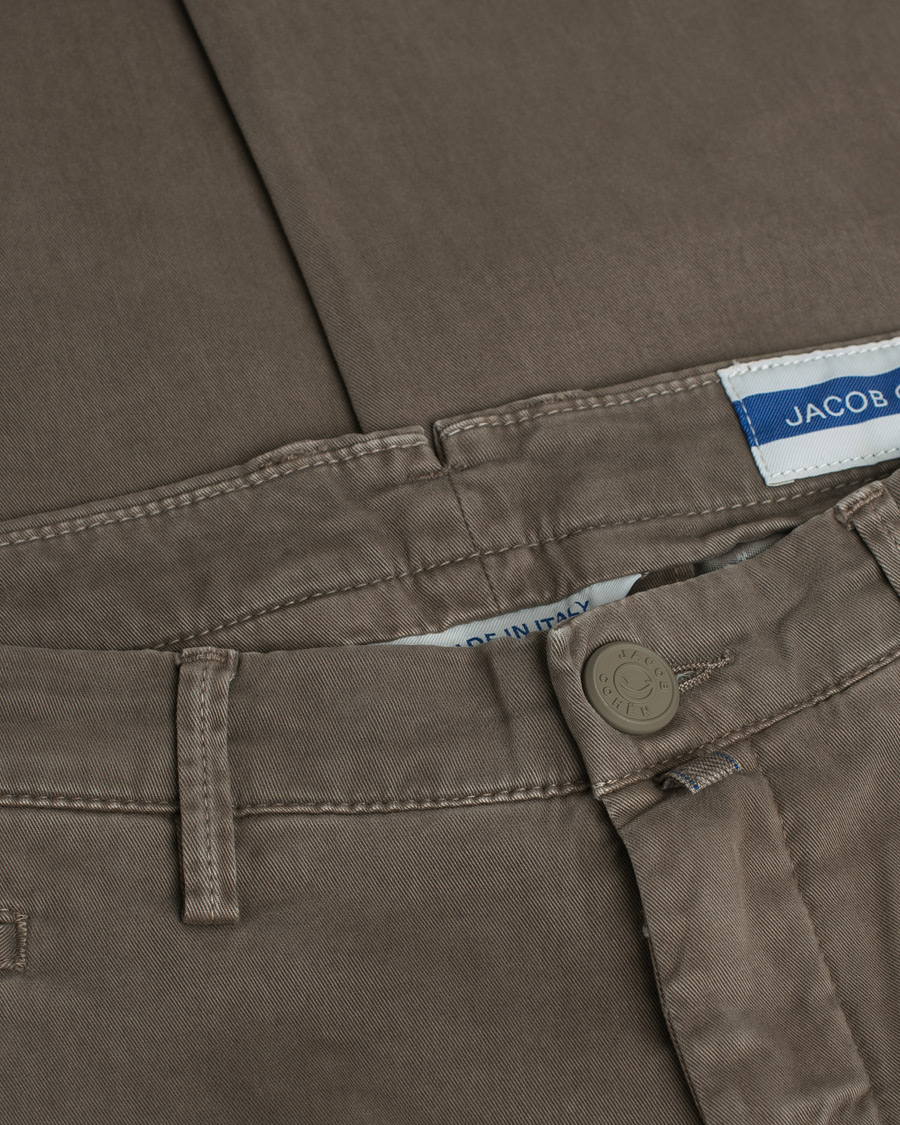 Men | Trousers | Pre-owned | Jacob Cohën Bobby Cotton Chinos Light Brown