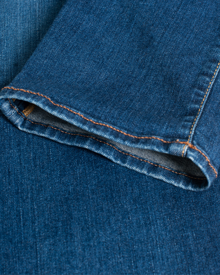 Men | Jeans | Pre-owned | Jacob Cohën Nick Slim Fit Stretch Jeans Mid Blue