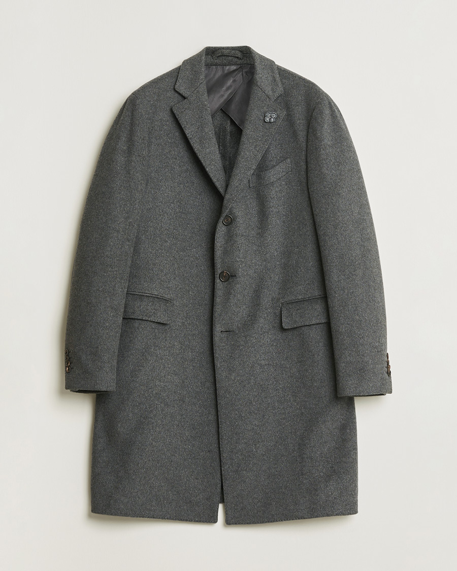 Men | Pre-owned Coats & Jackets | Pre-owned | Lardini Wool Coat Grey 56