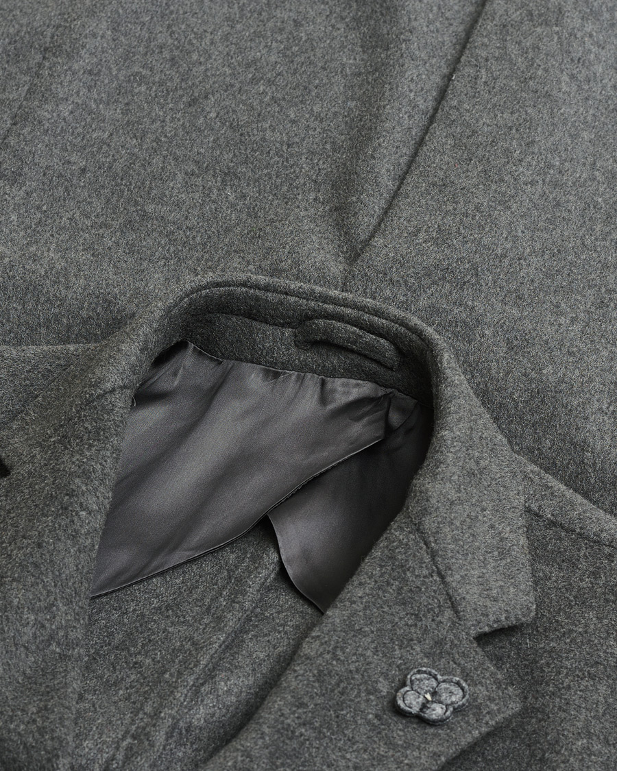 Men | Pre-owned Coats & Jackets | Pre-owned | Lardini Wool Coat Grey 56