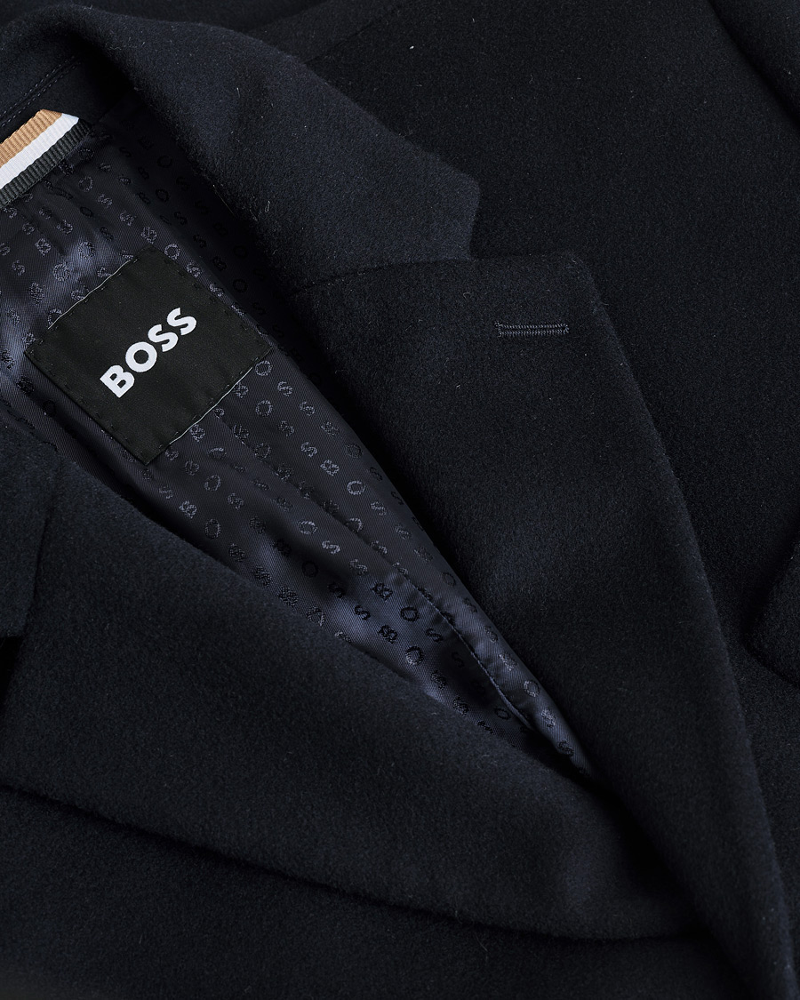 Men | Pre-owned Coats & Jackets | Pre-owned | BOSS BLACK Hyde Wool/Cashmere Coat Dark Blue