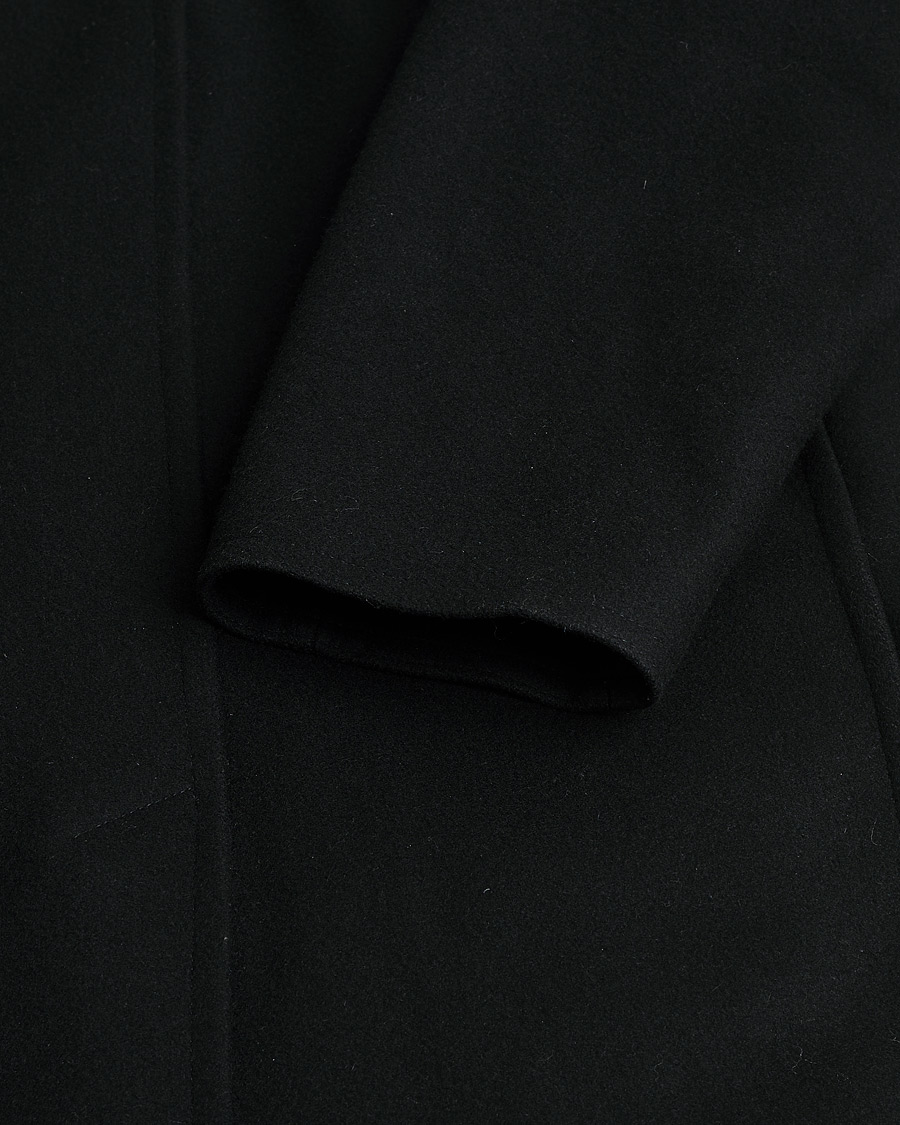 Men | Gloverall Churchill Reefer Peacoat Black | Pre-owned | Gloverall Churchill Reefer Peacoat Black
