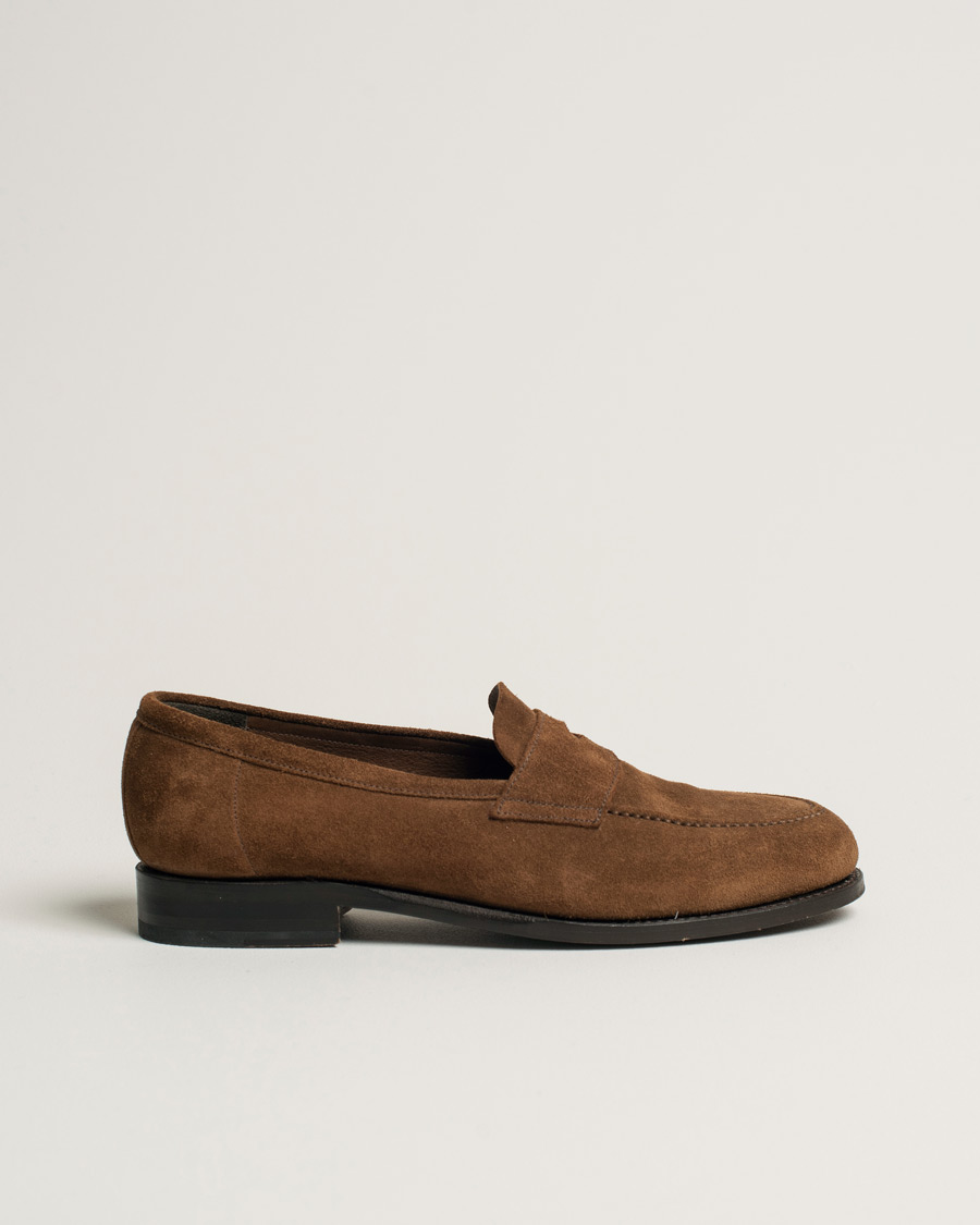 Morjas The Penny Loafer Medium Brown Suede UK6 - EU40 at  display picture 2