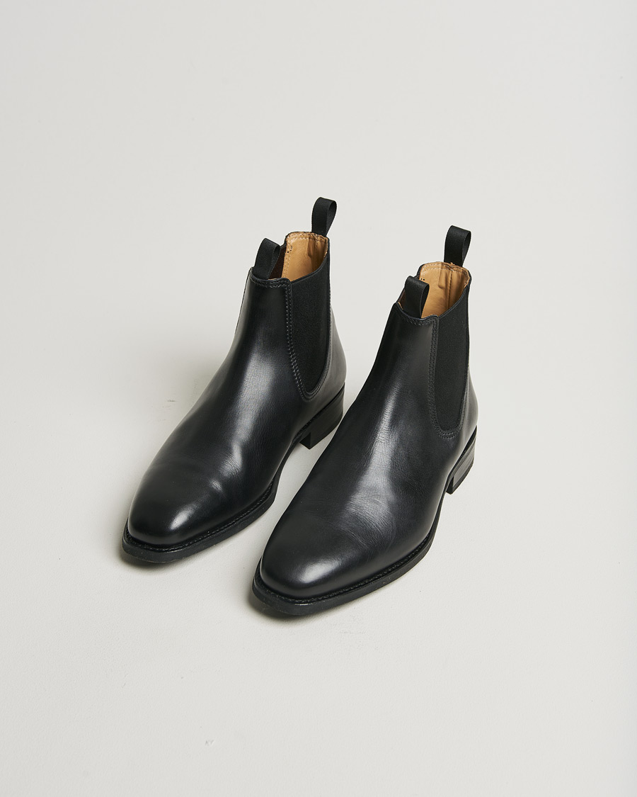 Men | Myrqvist Granhult Chelsea Boot Black Calf | Pre-owned | Myrqvist Granhult Chelsea Boot Black Calf