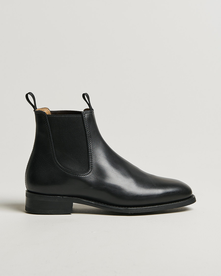 Men | Myrqvist Granhult Chelsea Boot Black Calf | Pre-owned | Myrqvist Granhult Chelsea Boot Black Calf