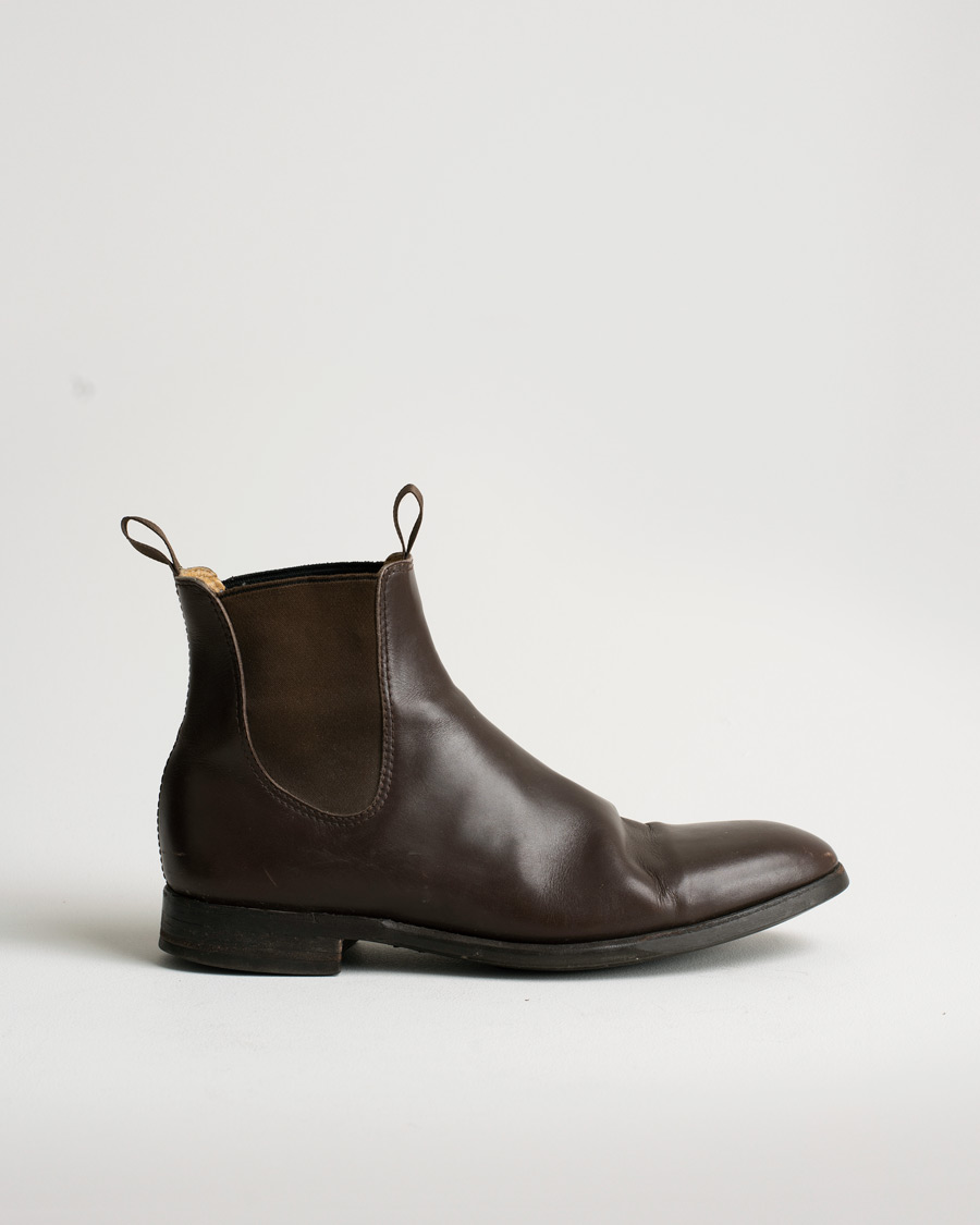 Men | Myrqvist Granhult Chelsea Boot Dark Brown Calf UK9,5 - EU43 | Pre-owned | Myrqvist Granhult Chelsea Boot Dark Brown Calf UK9,5 - EU43