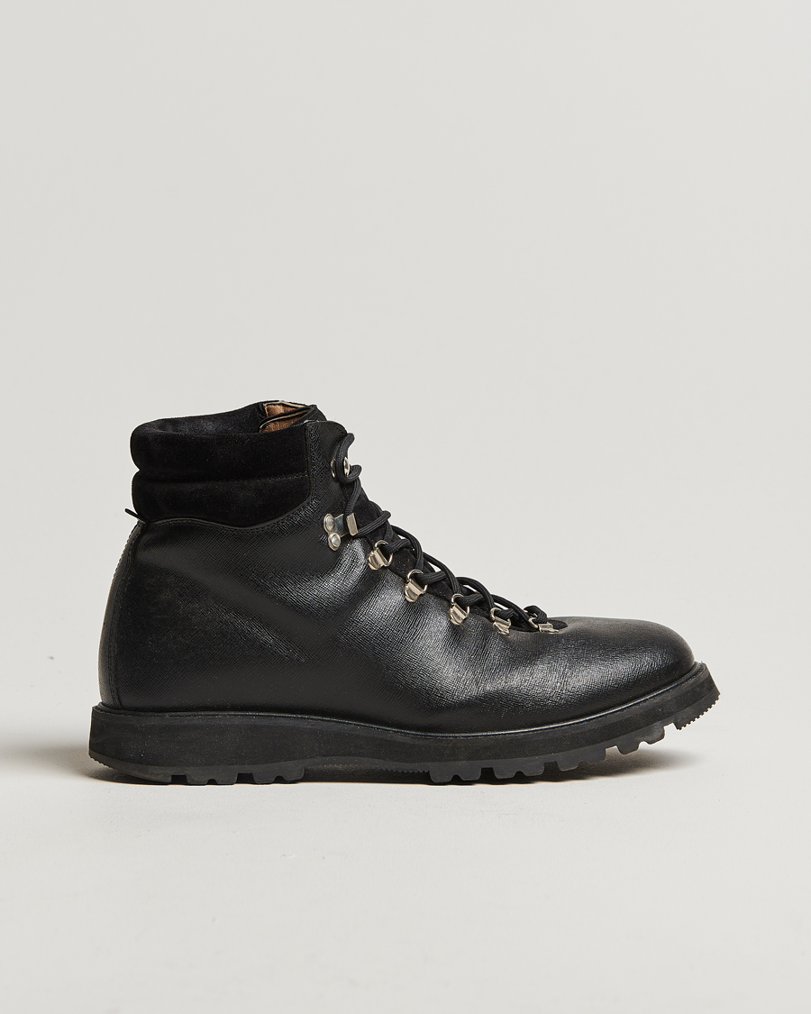 Men | Myrqvist Duved II Laced Boot Black Grain Calf UK9 - EU43 | Pre-owned | Myrqvist Duved II Laced Boot Black Grain Calf UK9 - EU43