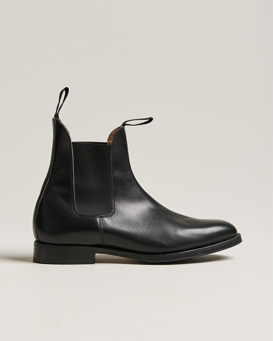 Tricker's Lambourn Chelsea Boots Black Calf UK9 - EU43 at