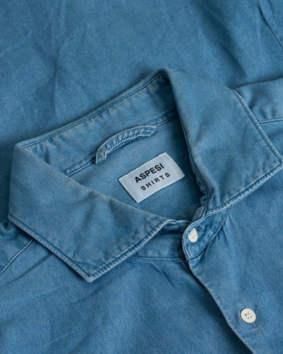Men | Shirts | Pre-owned | Aspesi Casual Denim Shirt Indigo 42 - L