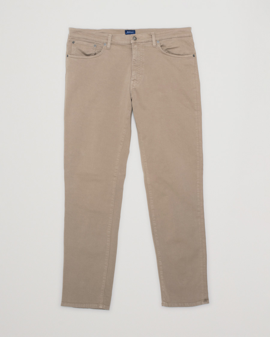 Men | Trousers | Pre-owned | GANT Hayes Desert Jeans Olive W36L32