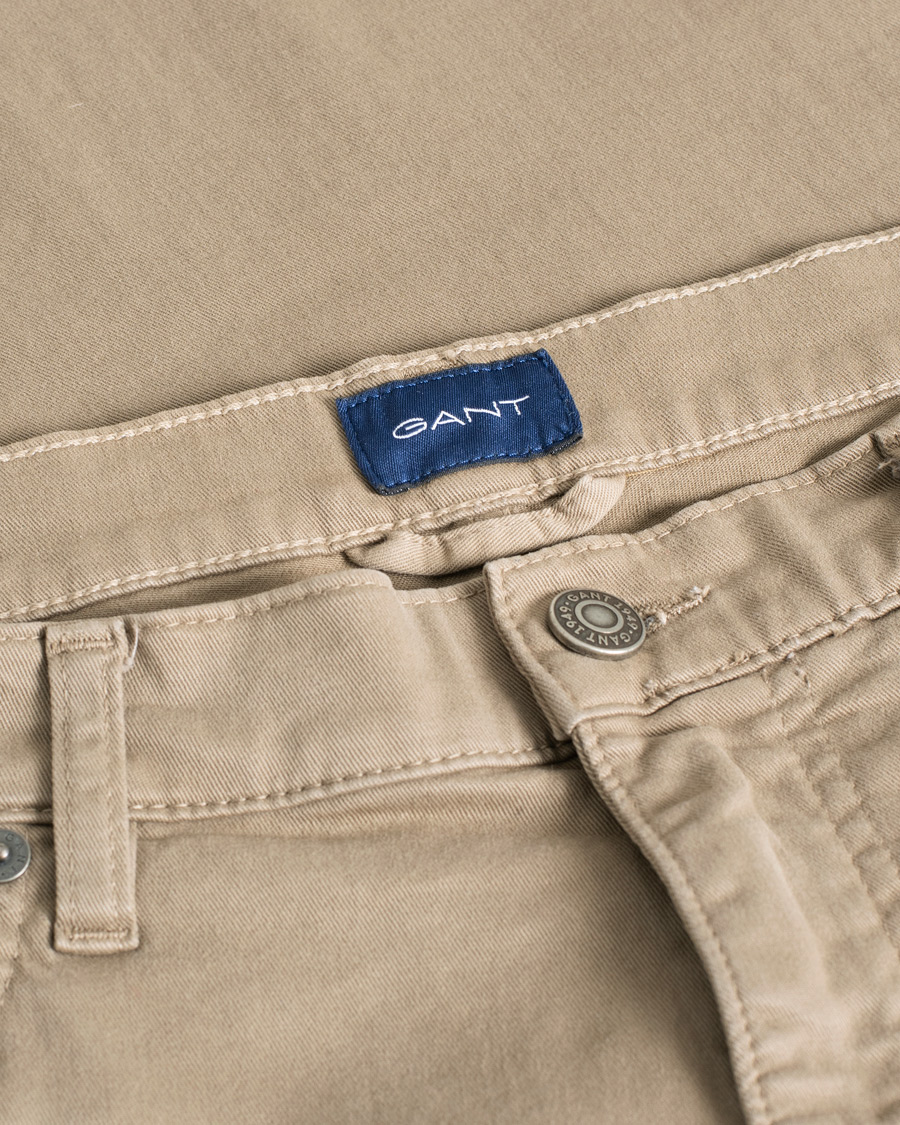 Men | Trousers | Pre-owned | GANT Hayes Desert Jeans Olive W36L32
