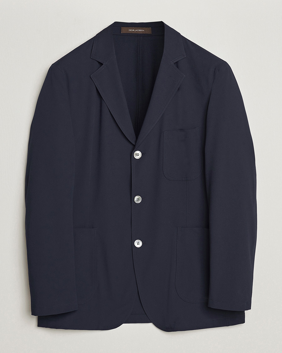 Men | Pre-owned Blazers | Pre-owned | Oscar Jacobson Faber Stretch Blazer Navy 46