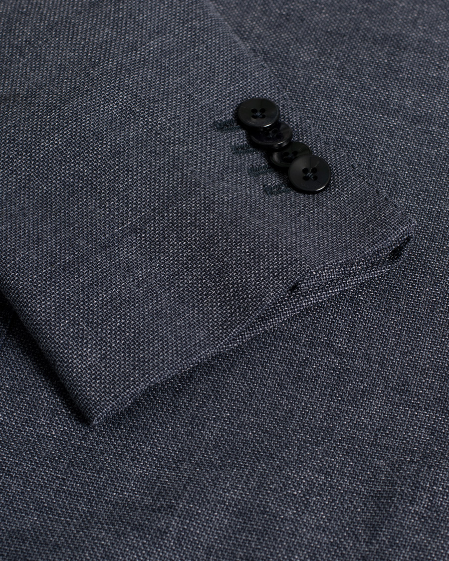 Herr | Pre-owned Kavajer | Pre-owned | Boglioli K Jacket Wool Hopsack Blazer Grey 52