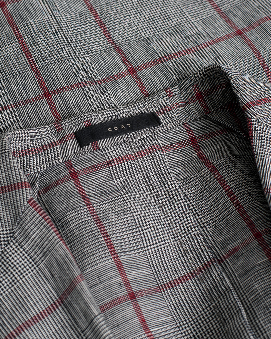 Men | Pre-owned Blazers | Pre-owned | Boglioli Coat Linen Blazer Grey 52